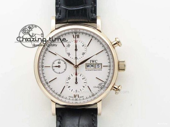 MIROTIME 0218 EasyCare Pilot Chrono IW388001 Real Ceramic ZF 1:1 Best Edition On Black Nylon Strap A 7279